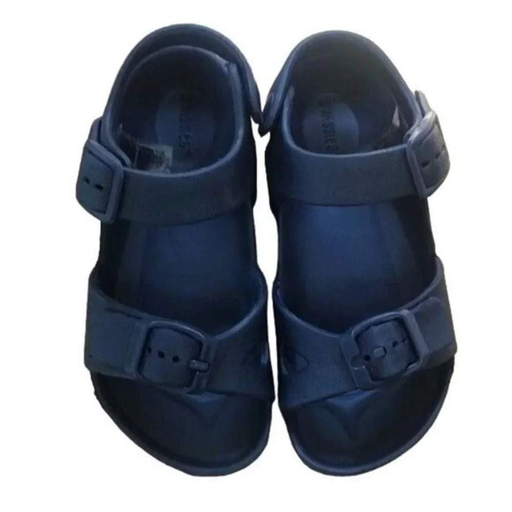 Swiggles Navy Blue Sandals Buckle Strap Comfortable Toddler Shoes Size 8 M 7/8